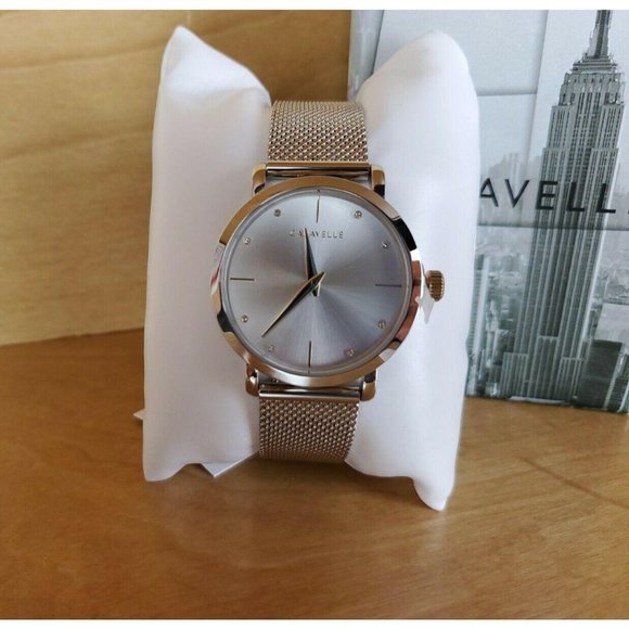 Caravelle Designed by Bulova 45L184 Quartz Mineral - Picture 2 of 9